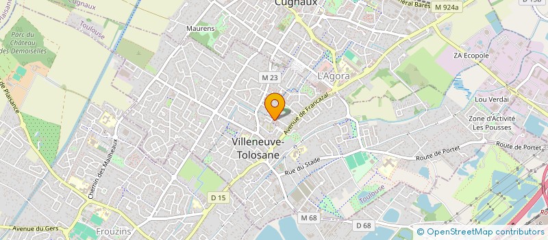 localisation de l'entreprise MONSIEUR HADJ-AHMED KADDOUS à VILLENEUVE-TOLOSANE