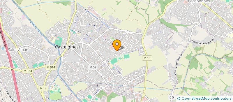 localisation de l'entreprise MONSIEUR HADJ-AHMED MEKKI-DAOUADJI  CASTELGINEST