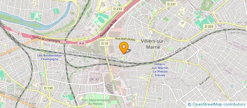 localisation de l'entreprise MONSIEUR HADJ ALI PACHA à VILLIERS-SUR-MARNE