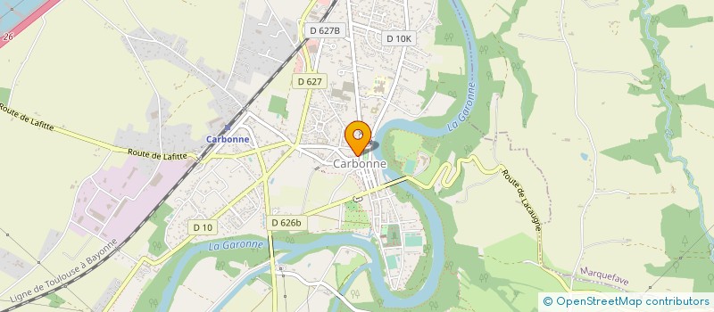 localisation de l'entreprise MONSIEUR HADJ AZROUG  CARBONNE