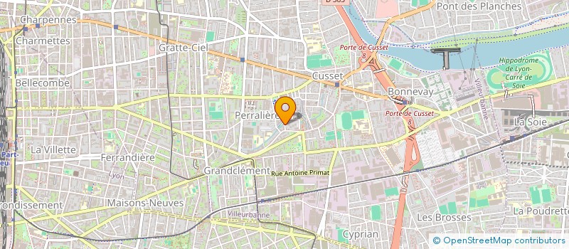 localisation de l'entreprise MONSIEUR HADJ BENAHMED  VILLEURBANNE