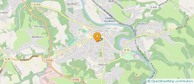 localisation de l'entreprise MONSIEUR HADJ BENASLA  CAMBO-LES-BAINS