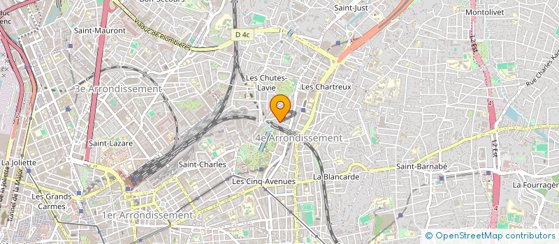 localisation de l'entreprise MONSIEUR HADJ BOUBAKER FARES à MARSEILLE 4EME