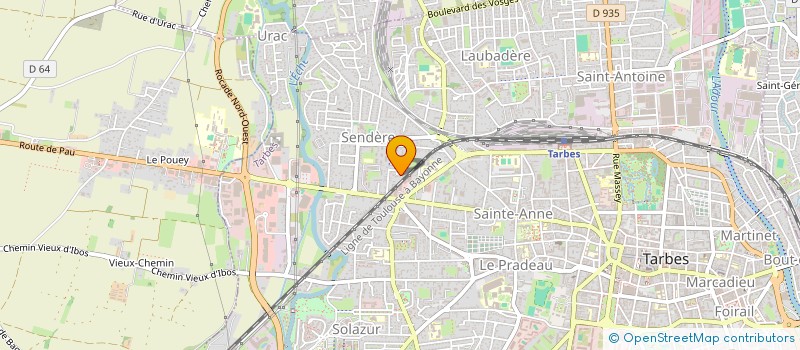 localisation de l'entreprise MONSIEUR HADJ BOUDADI  TARBES