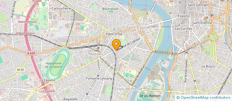 localisation de l'entreprise MONSIEUR HADJ BOUGUELMOUNA  TOULOUSE