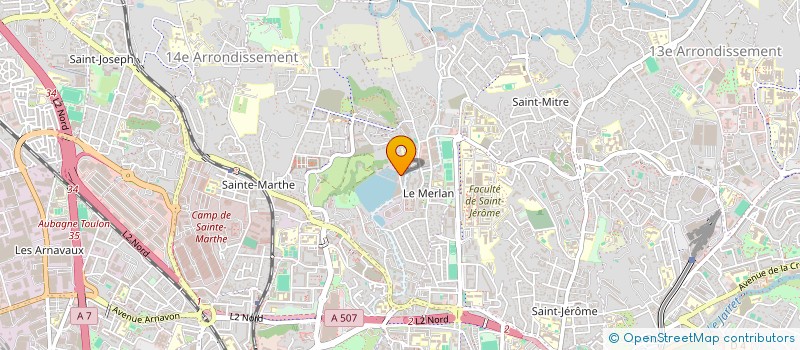 localisation de l'entreprise MONSIEUR HADJ BOUZIANE  MARSEILLE