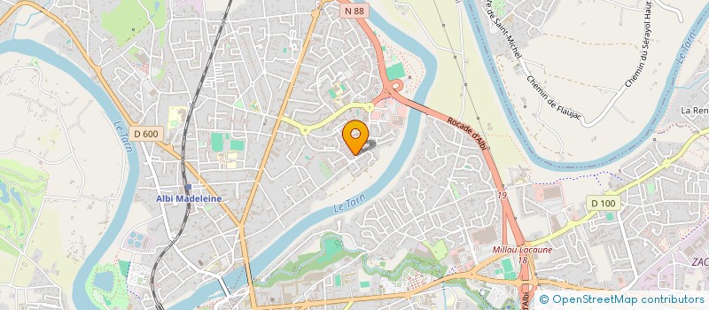 localisation de l'entreprise MONSIEUR HADJ-CHABANE MEZILET  TOULOUSE