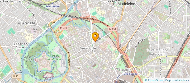 localisation de l'entreprise MONSIEUR HADJ CHAFIR à LILLE