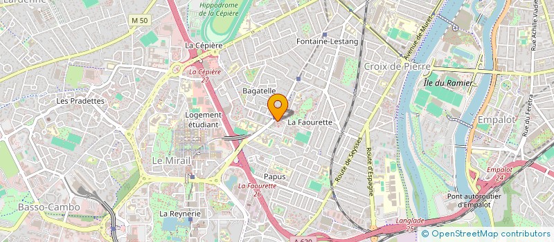 localisation de l'entreprise MONSIEUR HADJ DAHMANE  TOULOUSE