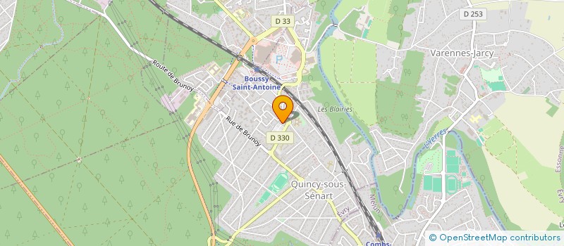 localisation de l'entreprise MONSIEUR HADJ DJOURIH  QUINCY-SOUS-SENART