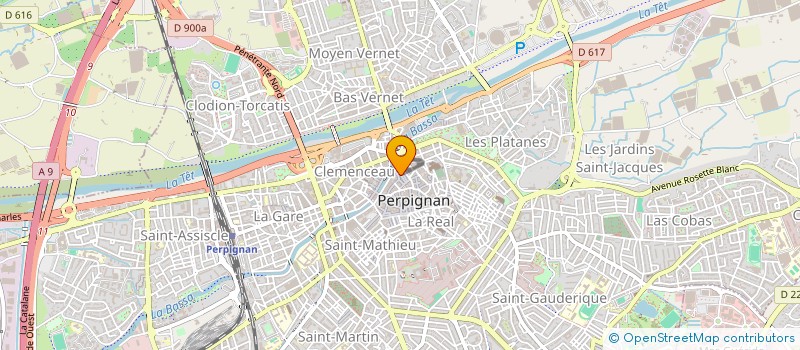 localisation de l'entreprise MONSIEUR HADJ FERRAS  PERPIGNAN