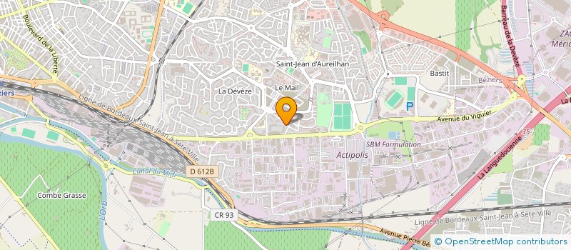 localisation de l'entreprise MONSIEUR HADJ FOUDIL  BEZIERS