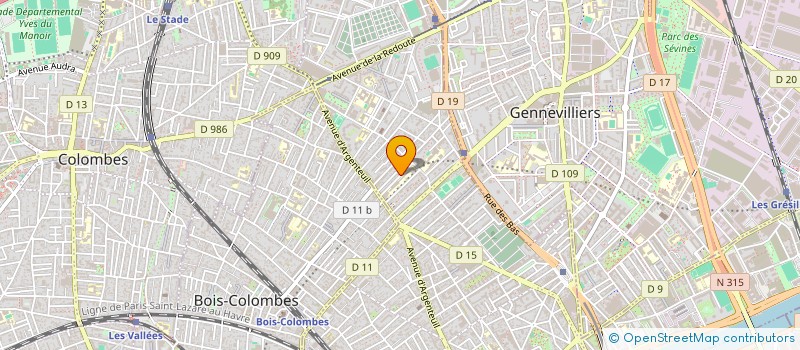localisation de l'entreprise MONSIEUR HADJ HABOUCHI à ASNIERES-SUR-SEINE