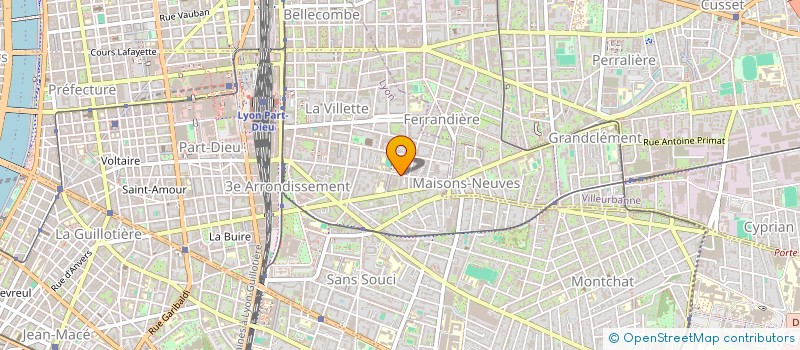 localisation de l'entreprise MONSIEUR HADJ HADJ LARBI  LYON