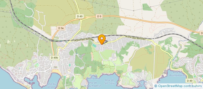 localisation de l'entreprise MONSIEUR HADJ IDRI  MARTIGUES