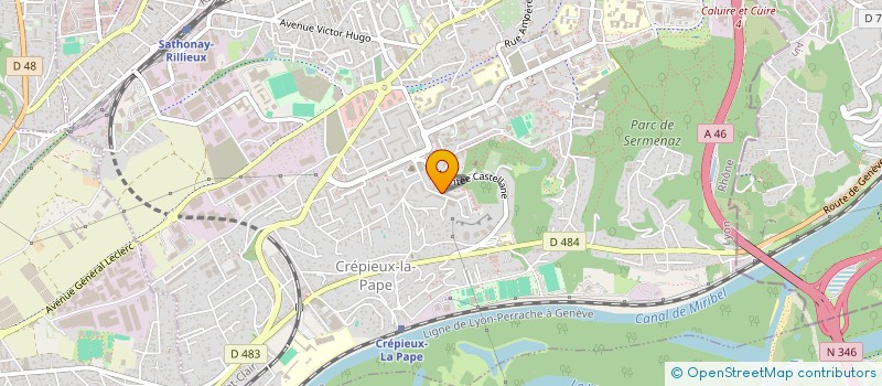 localisation de l'entreprise MONSIEUR HADJ KELLOUAZ  RILLIEUX-LA-PAPE