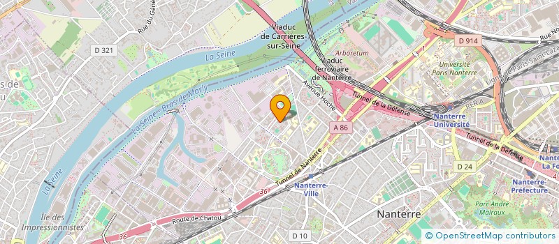 localisation de l'entreprise MONSIEUR HADJ KHADRA  NANTERRE