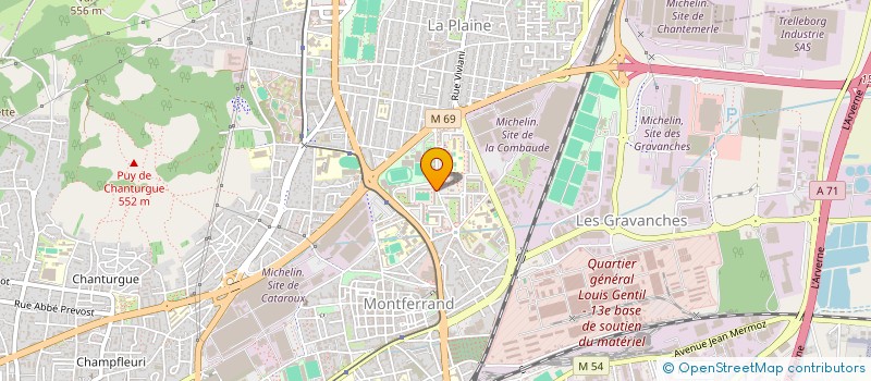 localisation de l'entreprise MONSIEUR HADJ-M'HAMED-LARBI BELANTAR  CLERMONT-FERRAND