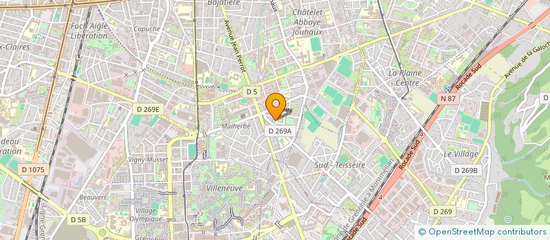 localisation de l'entreprise MONSIEUR HADJ OTMANI à GRENOBLE