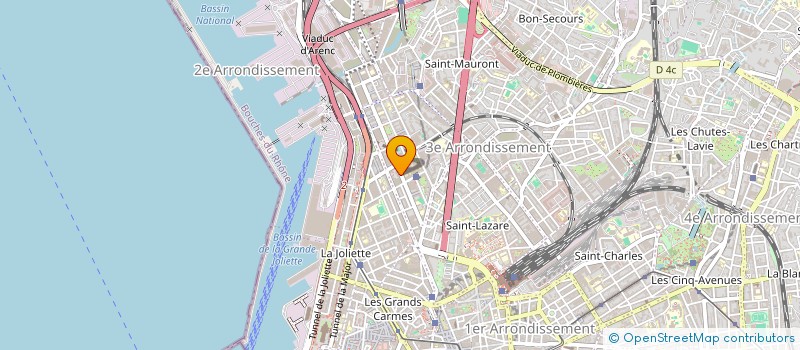 localisation de l'entreprise MONSIEUR HADJ SEBA à MARSEILLE