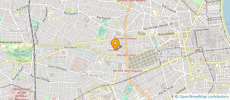 localisation de l'entreprise MONSIEUR HADJ SEBAA à BORDEAUX