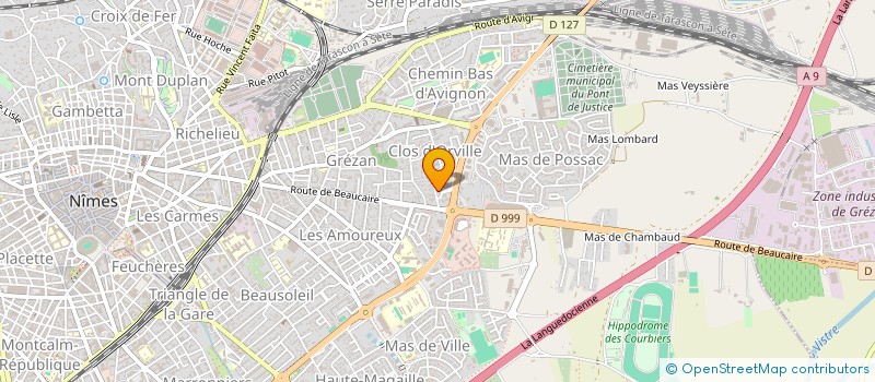 localisation de l'entreprise MONSIEUR HADJ SEMMAR  NIMES