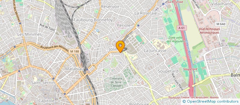 localisation de l'entreprise MONSIEUR HADJ SID AHMED MKRARBECH à TOULOUSE