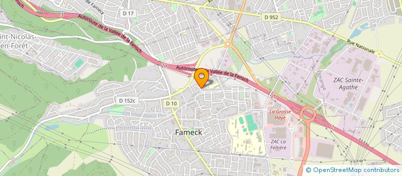 localisation de l'entreprise MONSIEUR HADJ TAGREROUT  FAMECK