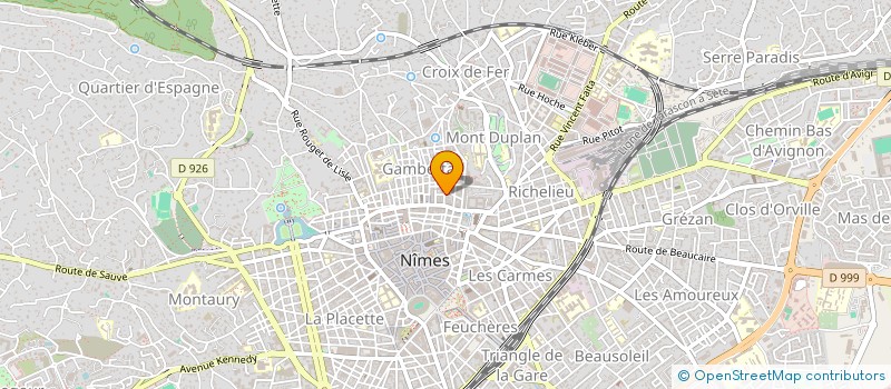 localisation de l'entreprise MONSIEUR HADJ ZIANI  NIMES