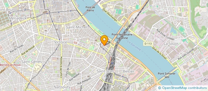 localisation de l'entreprise MONSIEUR HADJI AMOUZOU  BORDEAUX