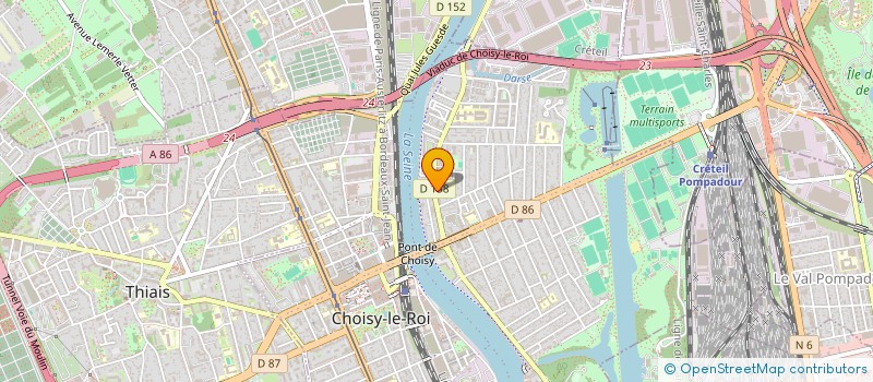 localisation de l'entreprise MONSIEUR HADJI BARRY  CHOISY-LE-ROI