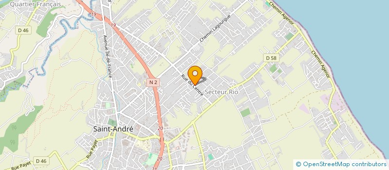 localisation de l'entreprise MONSIEUR HADJI OILI à SAINT-ANDRE