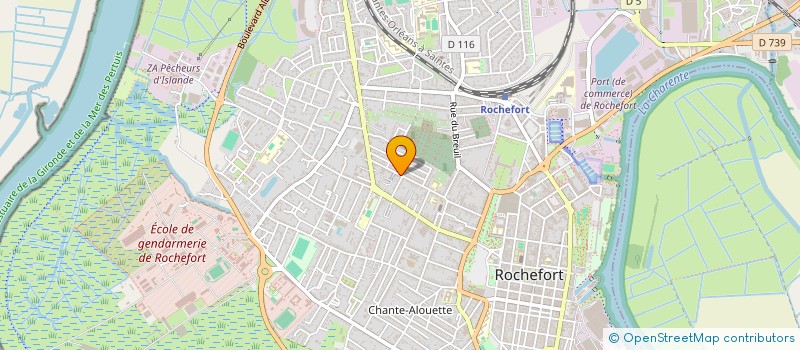 localisation de l'entreprise MONSIEUR HADJRILAH SAKHO  ROCHEFORT