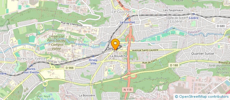 localisation de l'entreprise MONSIEUR HADOROB HAMD  ORSAY