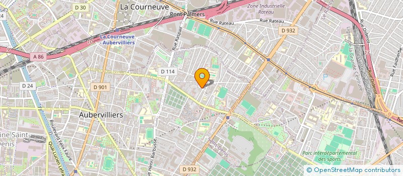 localisation de l'entreprise MONSIEUR HADRI HAMDOUNE à AUBERVILLIERS