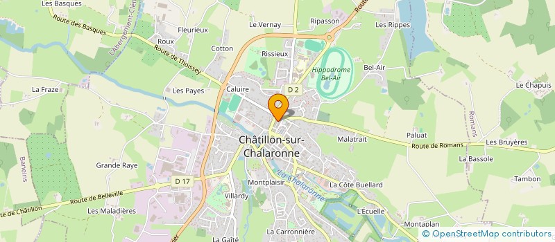localisation de l'entreprise MONSIEUR HADRIEN ABAD à CHATILLON-SUR-CHALARONNE