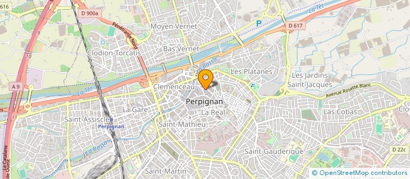 localisation de l'entreprise MONSIEUR HADRIEN ALVES  PERPIGNAN