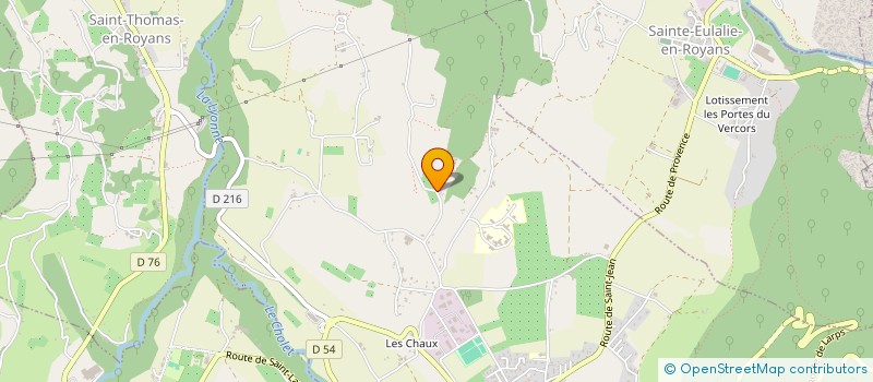 localisation de l'entreprise MONSIEUR HADRIEN BASCH  SAINT-LAURENT-EN-ROYANS