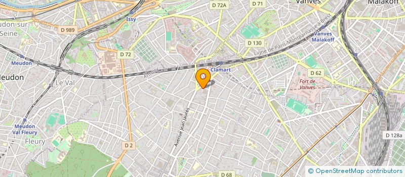 localisation de l'entreprise MONSIEUR HADRIEN BONNAT  CLAMART