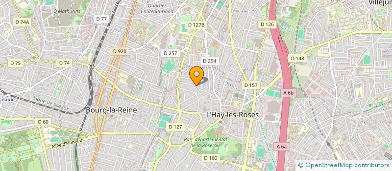 localisation de l'entreprise MONSIEUR HADRIEN CAVENEL  L'HAY-LES-ROSES