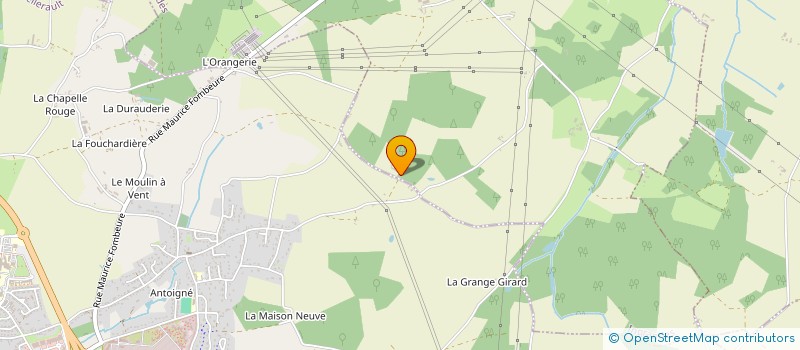 localisation de l'entreprise MONSIEUR HADRIEN CHANOINE  INGRANDES