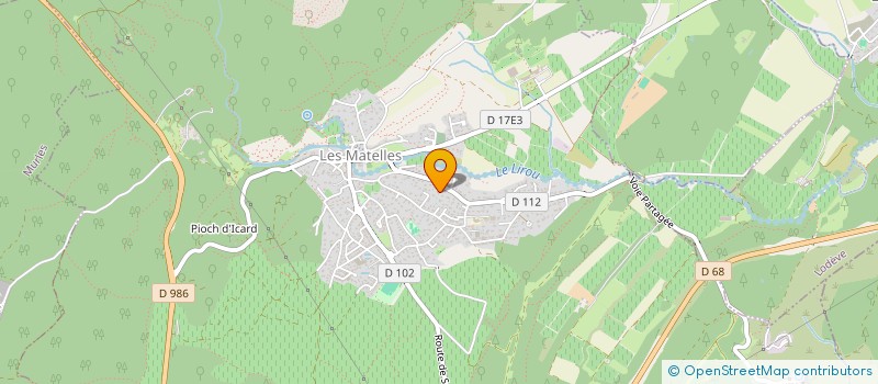 localisation de l'entreprise MONSIEUR HADRIEN CLEMENT  LES MATELLES