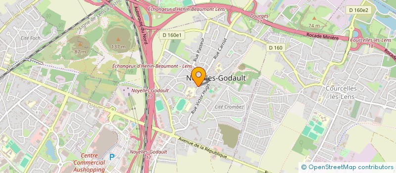 localisation de l'entreprise MONSIEUR HADRIEN COCU  NOYELLES-GODAULT