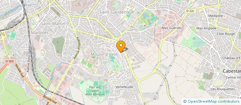 localisation de l'entreprise MONSIEUR HADRIEN CORTADELLAS  PERPIGNAN