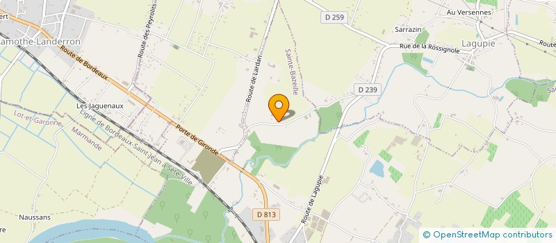 localisation de l'entreprise MONSIEUR HADRIEN COSTALONGA  SAINTE-BAZEILLE