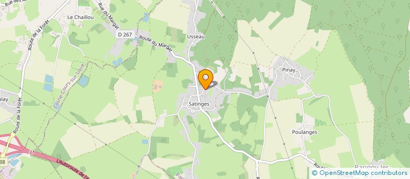 localisation de l'entreprise MONSIEUR HADRIEN DESCHAMP à PARIGNY-LES-VAUX