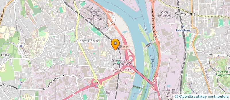 localisation de l'entreprise MONSIEUR HADRIEN FOURNIER--RICOCHON  OULLINS-PIERRE-BENITE