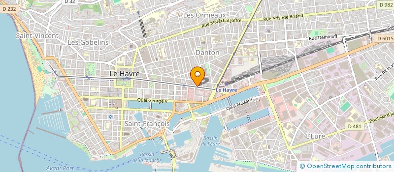 localisation de l'entreprise MONSIEUR HADRIEN FRANCOIS à LE HAVRE