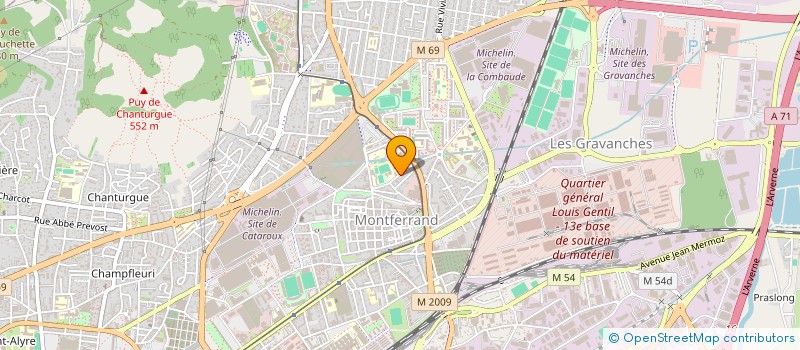 localisation de l'entreprise MONSIEUR HADRIEN GAUTHIER  CLERMONT-FERRAND