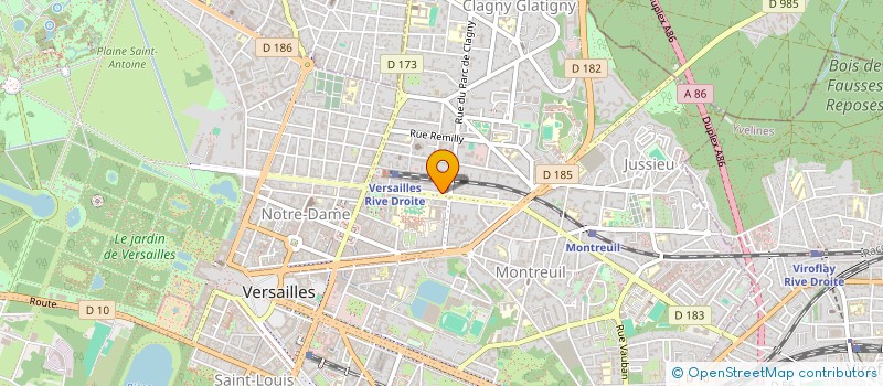 localisation de l'entreprise MONSIEUR HADRIEN GUREGHIAN à VERSAILLES